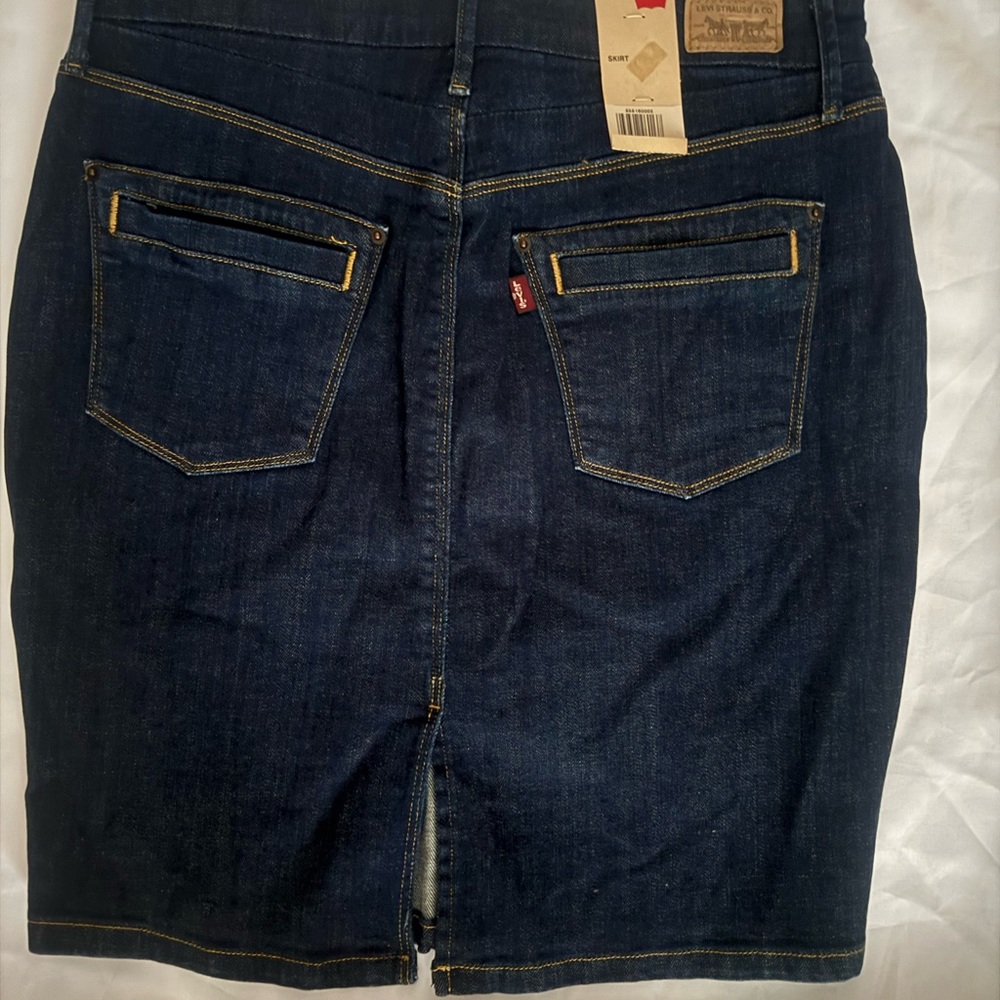 Levi's Dark Blue Denim Skirt